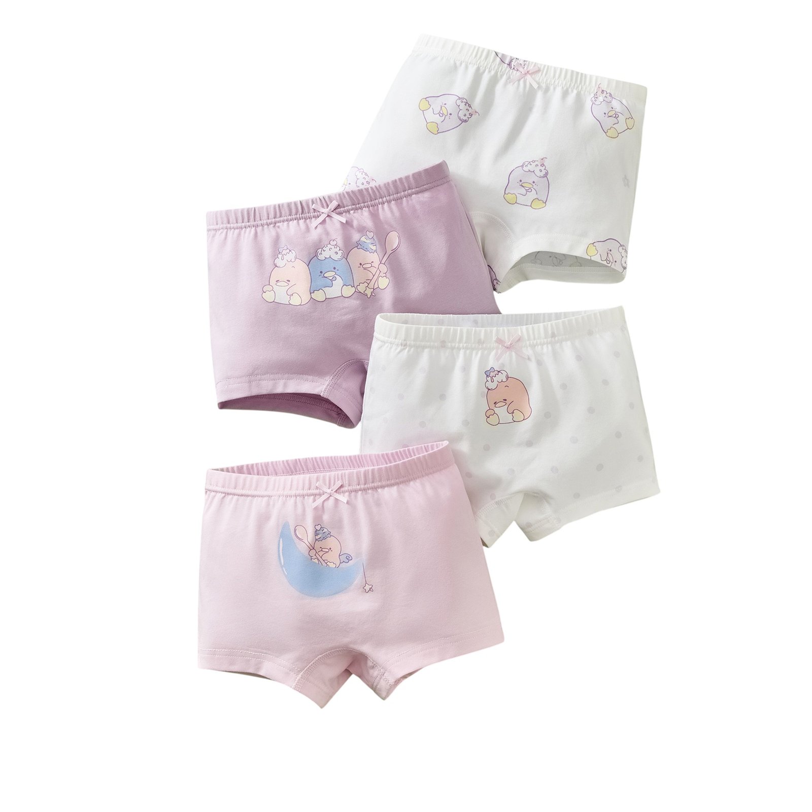 Wholesale Girls Cotton Boxer Briefs H977 | Custom Kids Sleepwear OEM Nuohua