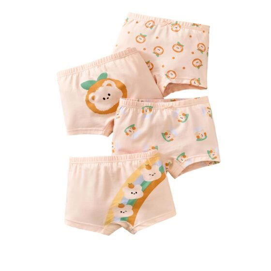 Wholesale Girls Cotton Boxer Briefs H977 | Custom Kids Sleepwear OEM Nuohua