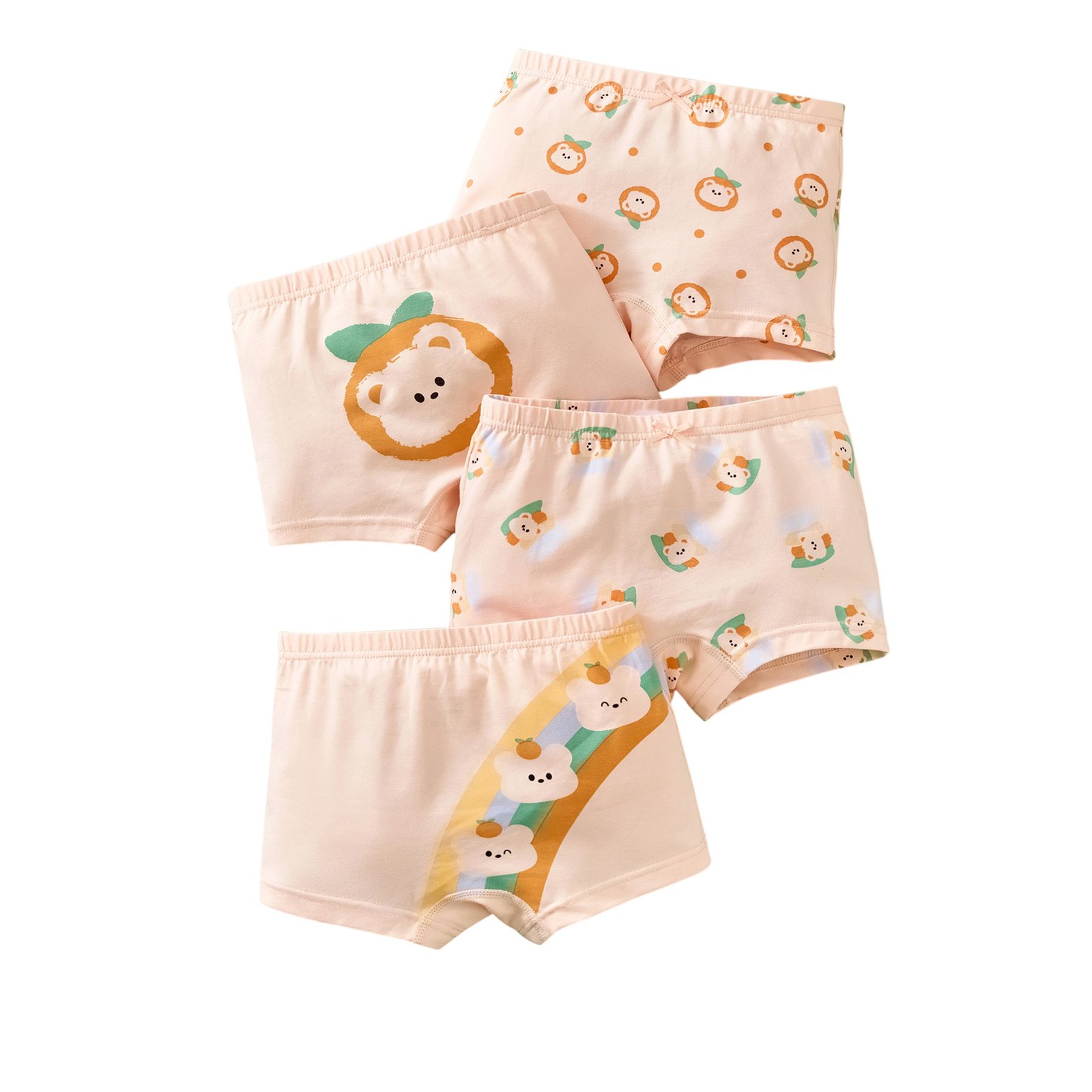 Wholesale Girls Cotton Boxer Briefs H977 | Custom Kids Sleepwear OEM Nuohua