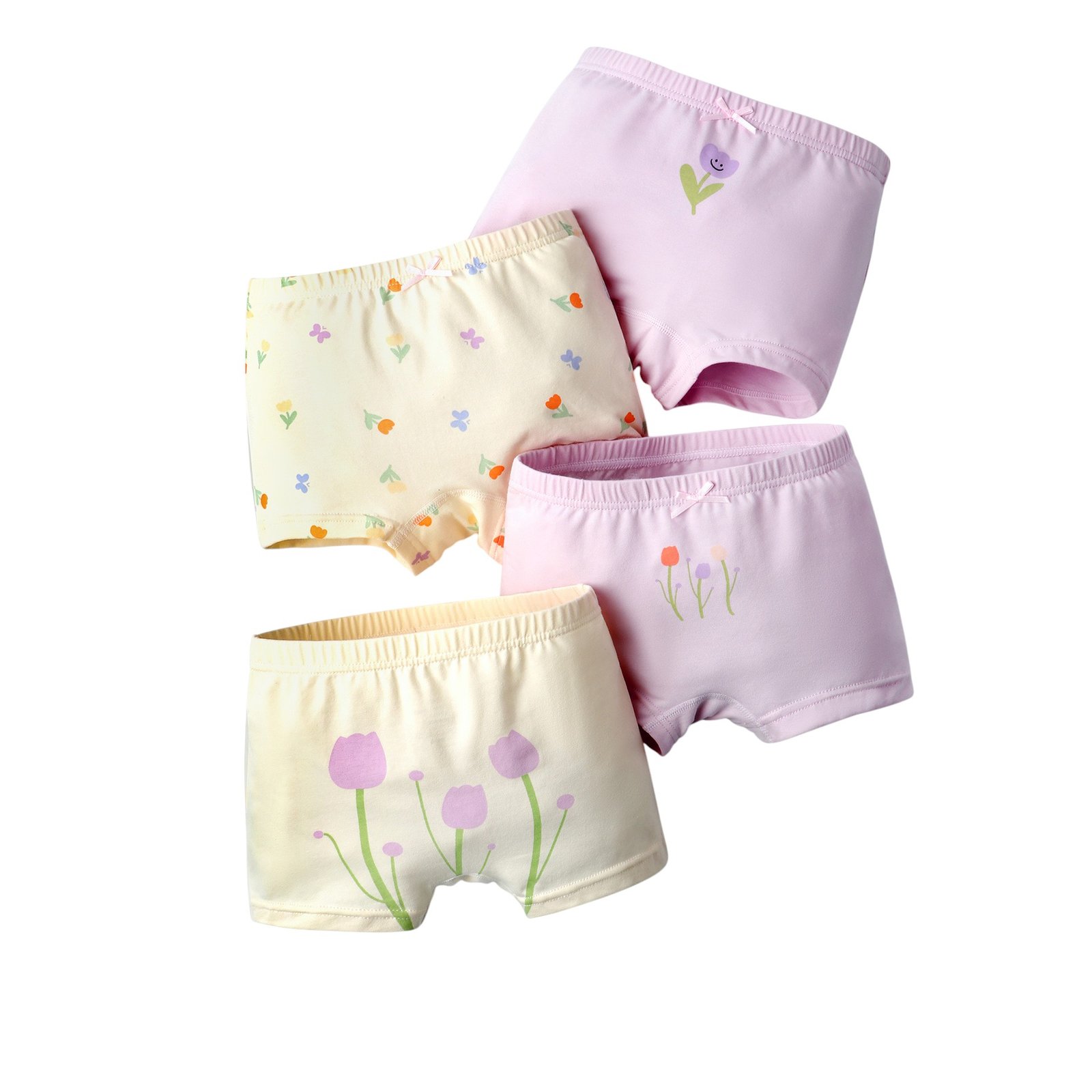Wholesale Girls Cotton Boxer Briefs H977 | Custom Kids Sleepwear OEM Nuohua