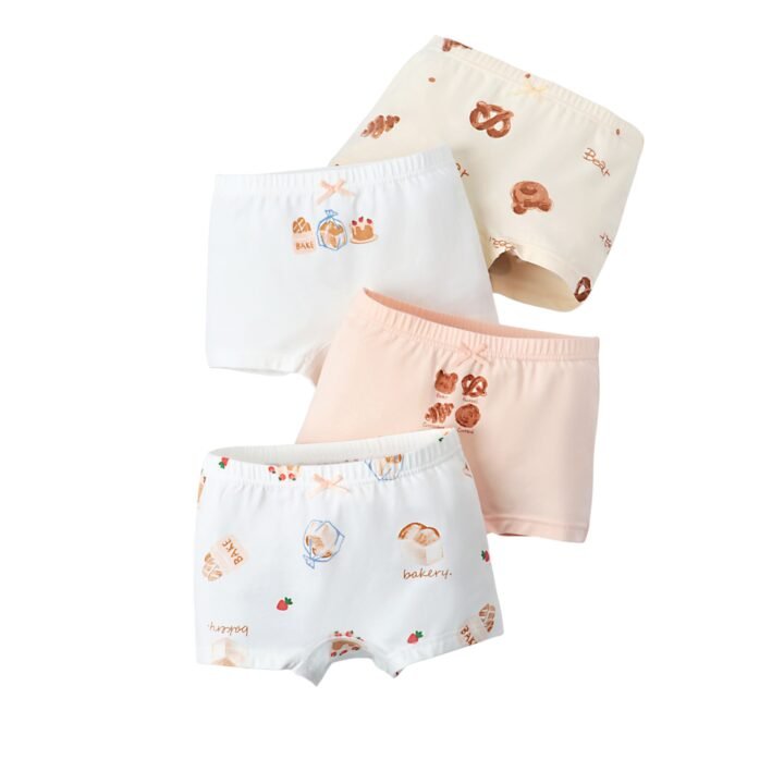 Wholesale Girls Cotton Boxer Briefs H977 | Custom Kids Sleepwear OEM Nuohua