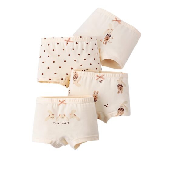 Wholesale Girls Cotton Boxer Briefs H977 | Custom Kids Sleepwear OEM Nuohua