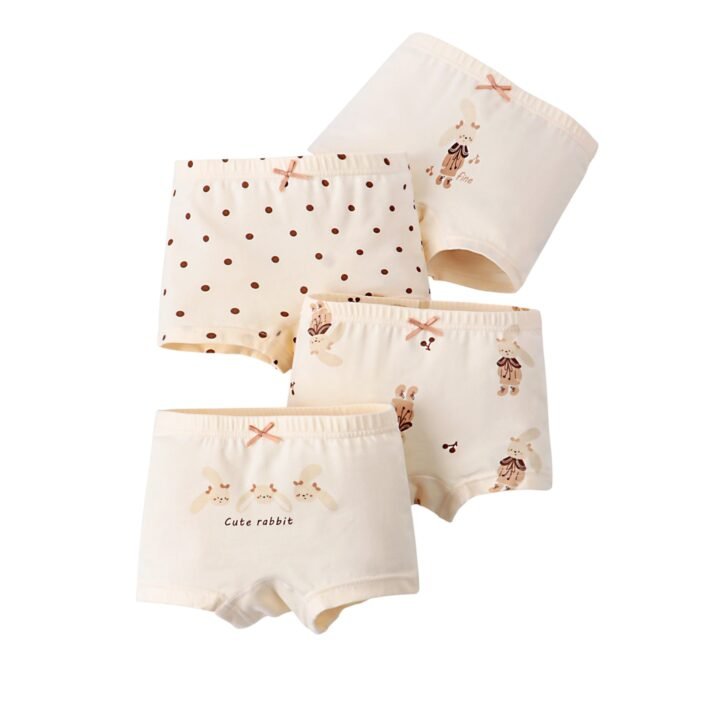 Wholesale Girls Cotton Boxer Briefs H977 | Custom Kids Sleepwear OEM Nuohua