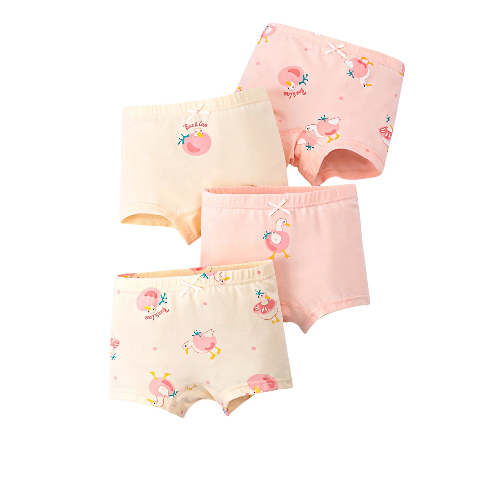 Wholesale Girls Cotton Boxer Briefs H977 | Custom Kids Sleepwear OEM Nuohua