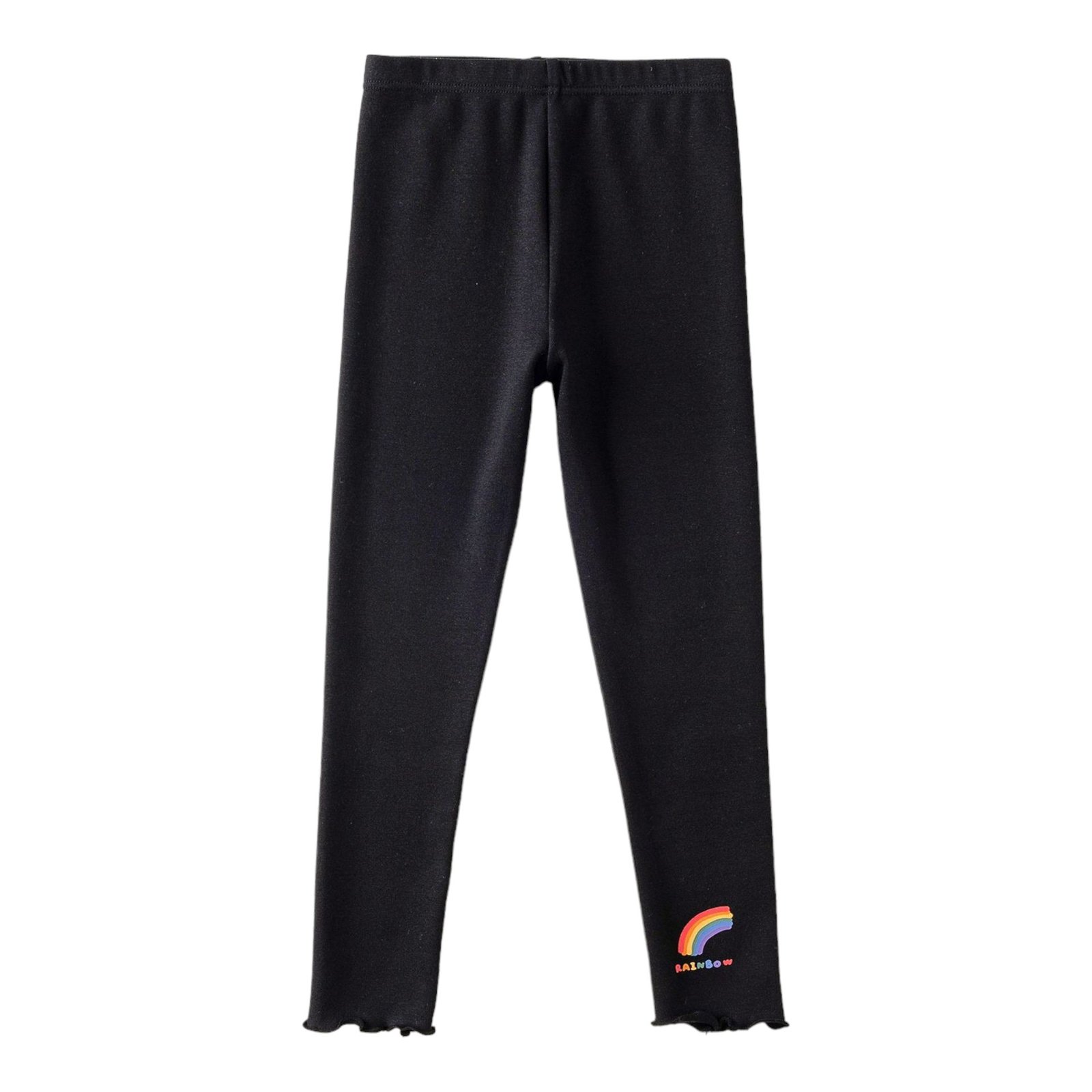 Wholesale Girls Brushed Cotton Thermal Leggings Pants  | Custom Kids Sleepwear OEM Nuohua