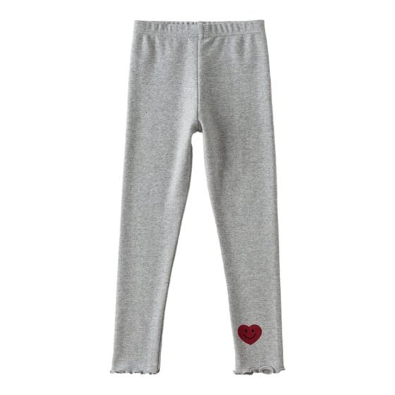 Wholesale Girls Brushed Cotton Thermal Leggings Pants  | Custom Kids Sleepwear OEM Nuohua