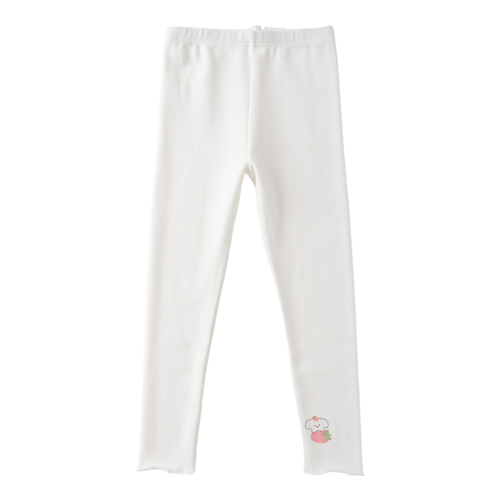 Wholesale Girls Brushed Cotton Thermal Leggings Pants  | Custom Kids Sleepwear OEM Nuohua