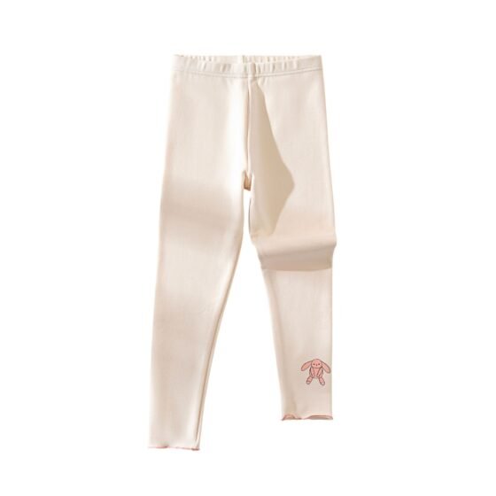Wholesale Girls Brushed Cotton Thermal Leggings Pants  | Custom Kids Sleepwear OEM Nuohua