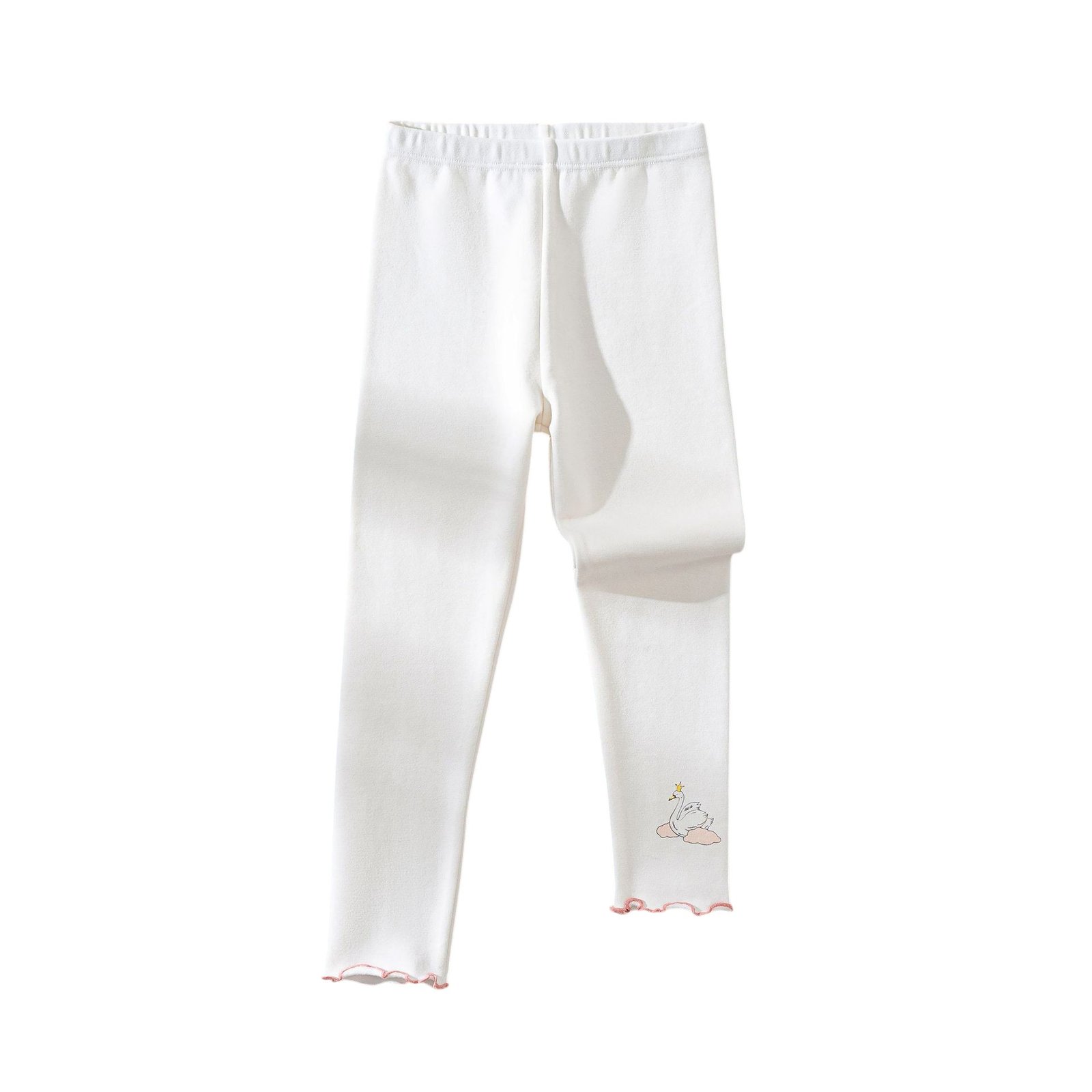 Wholesale Girls Brushed Cotton Thermal Leggings Pants  | Custom Kids Sleepwear OEM Nuohua