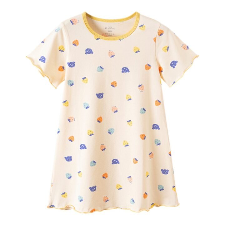 Wholesale Girls Cotton Sleepdresses OEM | Custom Kids Sleepwear ODM Nuohua