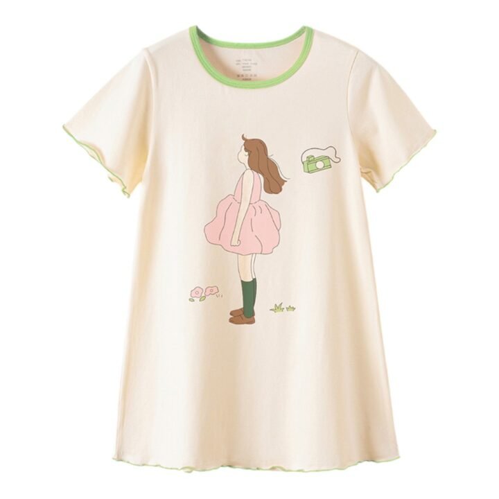 Wholesale Girls Cotton Sleepdresses OEM | Custom Kids Sleepwear ODM Nuohua