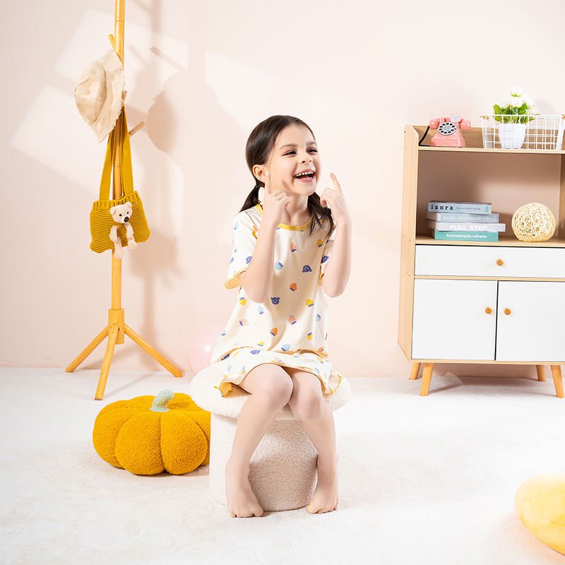 Wholesale Girls Cotton Sleepdresses OEM | Custom Kids Sleepwear ODM Nuohua
