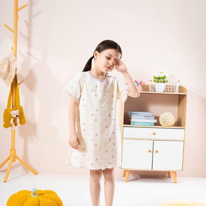 Wholesale Girls Cotton Sleepdresses OEM | Custom Kids Sleepwear ODM Nuohua