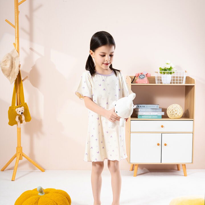 Wholesale Girls Cotton Sleepdresses OEM | Custom Kids Sleepwear ODM Nuohua