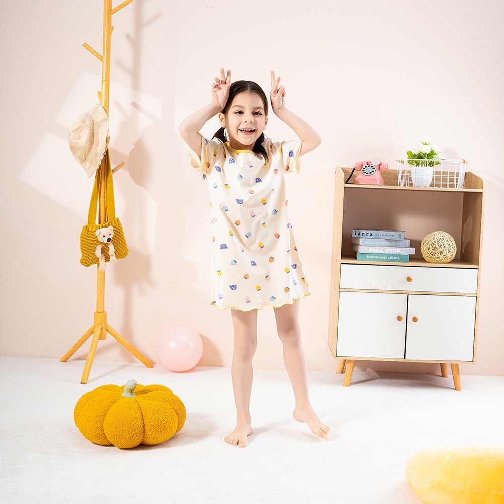 Wholesale Girls Cotton Sleepdresses OEM | Custom Kids Sleepwear ODM Nuohua