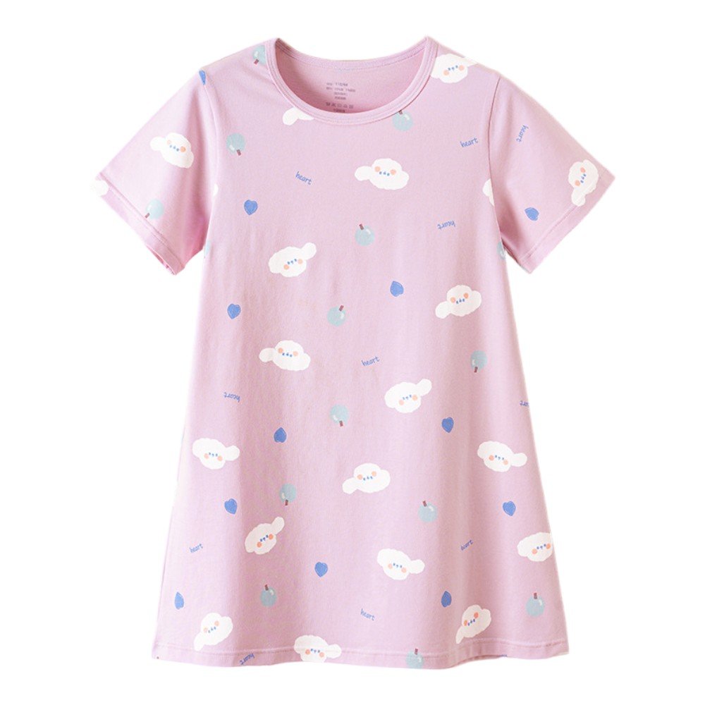 Wholesale Girls Cotton Sleepdress Cute Home Sleepwear | Custom Kids Sleepwear OEM Nuohua