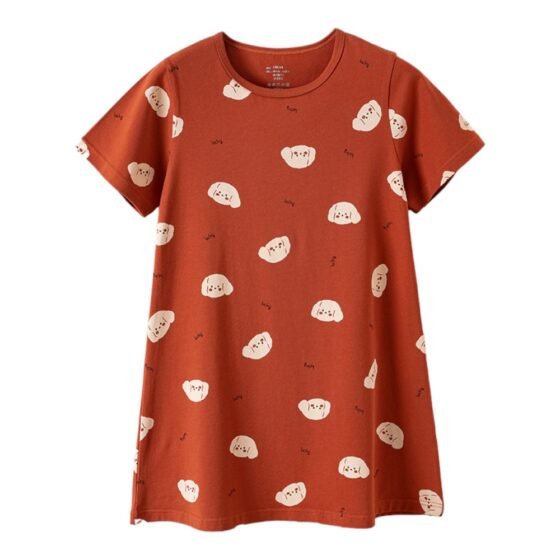 Wholesale Girls Cotton Sleepdress Cute Home Sleepwear | Custom Kids Sleepwear OEM Nuohua