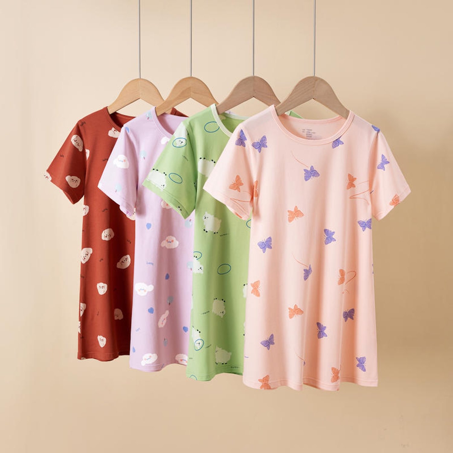 Wholesale Girls Cotton Sleepdress Cute Home Sleepwear | Custom Kids Sleepwear OEM Nuohua