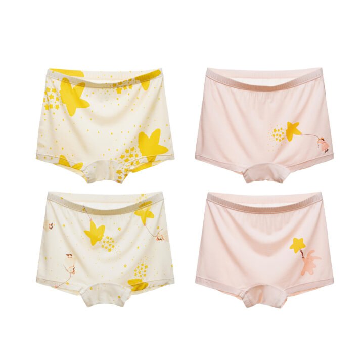 Wholesale Girls EcoCosy Boxer Briefs H359 | Custom Kids Sleepwear OEM Nuohua