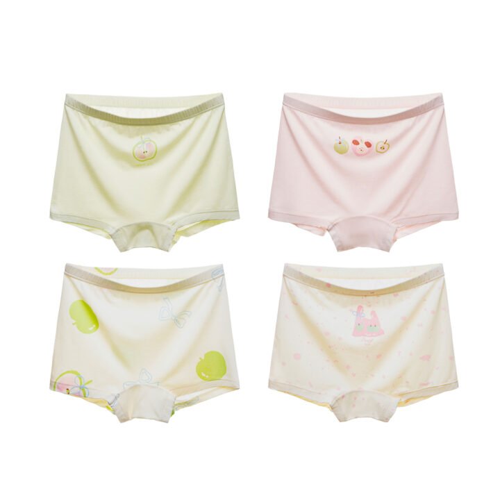 Wholesale Girls EcoCosy Boxer Briefs H359 | Custom Kids Sleepwear OEM Nuohua