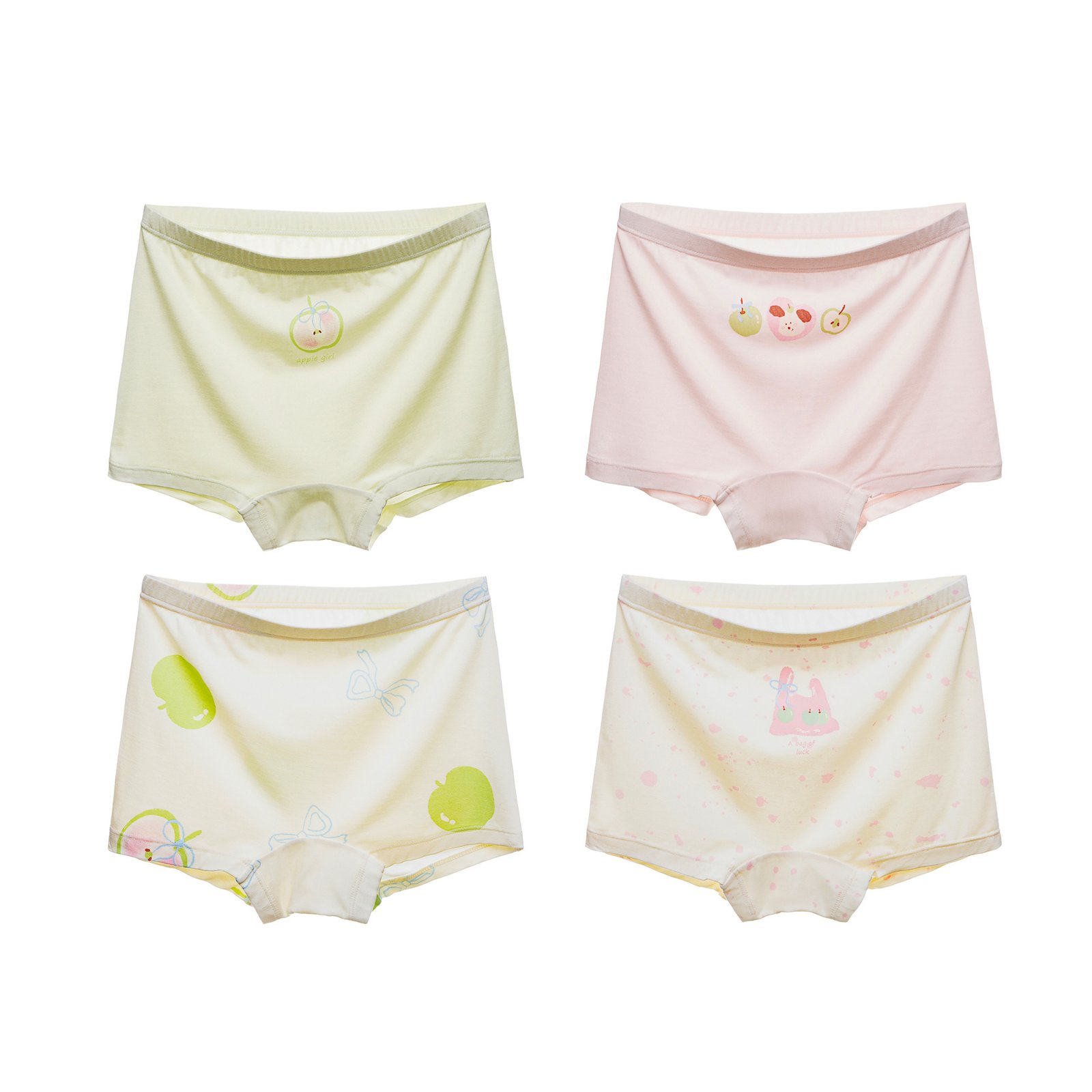 Wholesale Girls EcoCosy Boxer Briefs H359 | Custom Kids Sleepwear OEM Nuohua