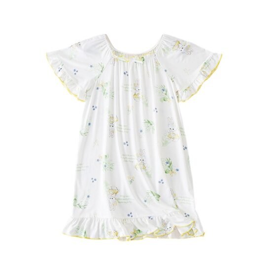 Wholesale Girls EcoCosy Nightgown H1383 | Custom Kids Sleepwear OEM Nuohua​