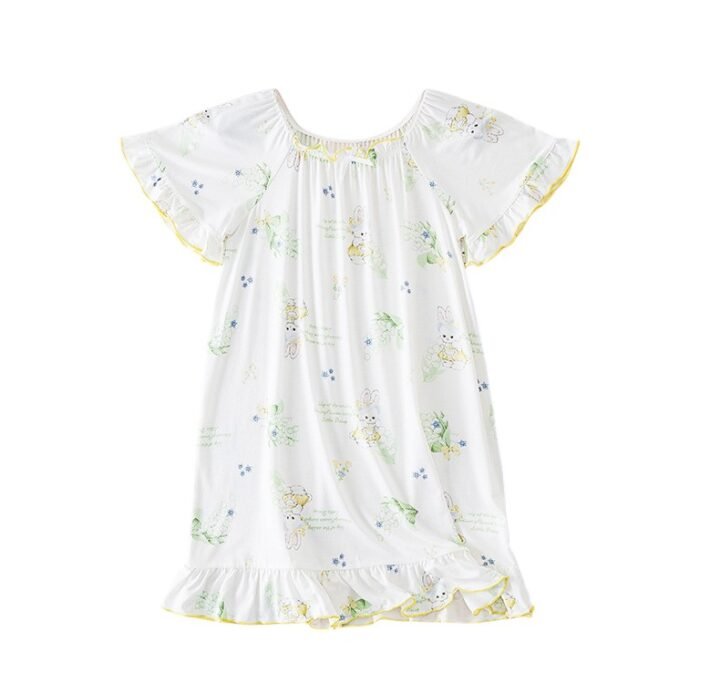 Wholesale Girls EcoCosy Nightgown H1383 | Custom Kids Sleepwear OEM Nuohua​