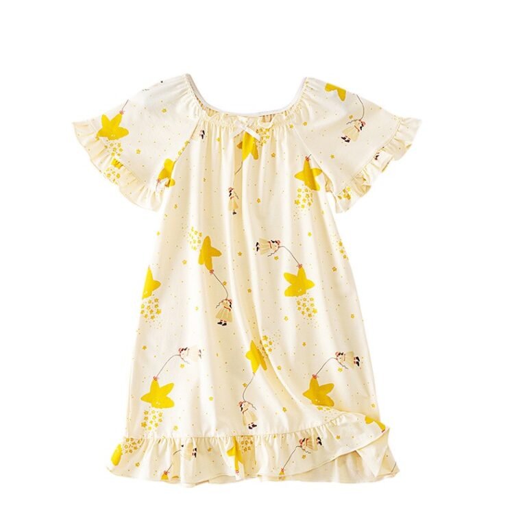 Nuohua Garment Wholesale Girls EcoCosy Nightgown H1383 Kite Girl Premium OEM