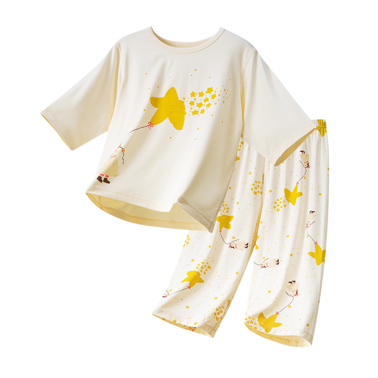 Wholesale Girls EcoCosy Pajama Sets H1361 | Custom Kids Sleepwear OEM Nuohua