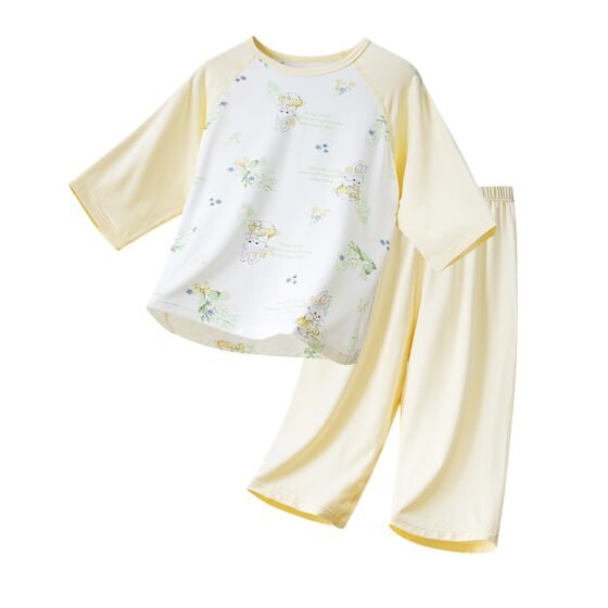 Wholesale Girls EcoCosy Pajama Sets H1361 | Custom Kids Sleepwear OEM Nuohua