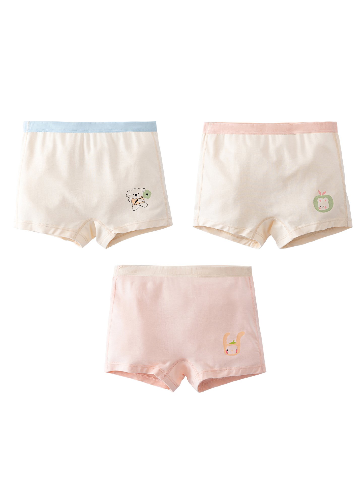 Wholesale Girls Modal Boxer Briefs H1254 | Custom Kids Sleepwear OEM Nuohua