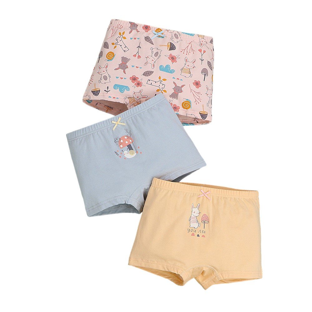 Wholesale Girls Cotton Boxer Briefs H920 | Custom Kids Sleepwear OEM Nuohua
