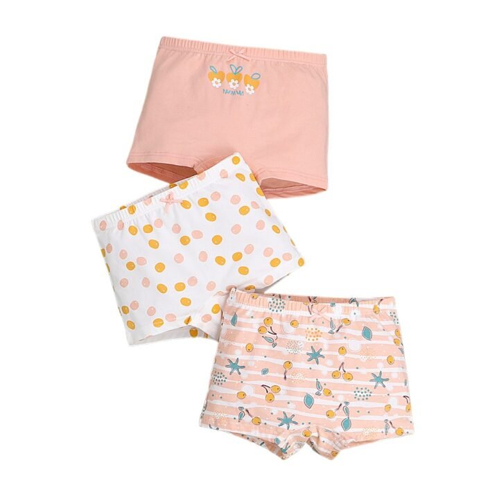 Wholesale Girls Cotton Boxer Briefs H920 | Custom Kids Sleepwear OEM Nuohua