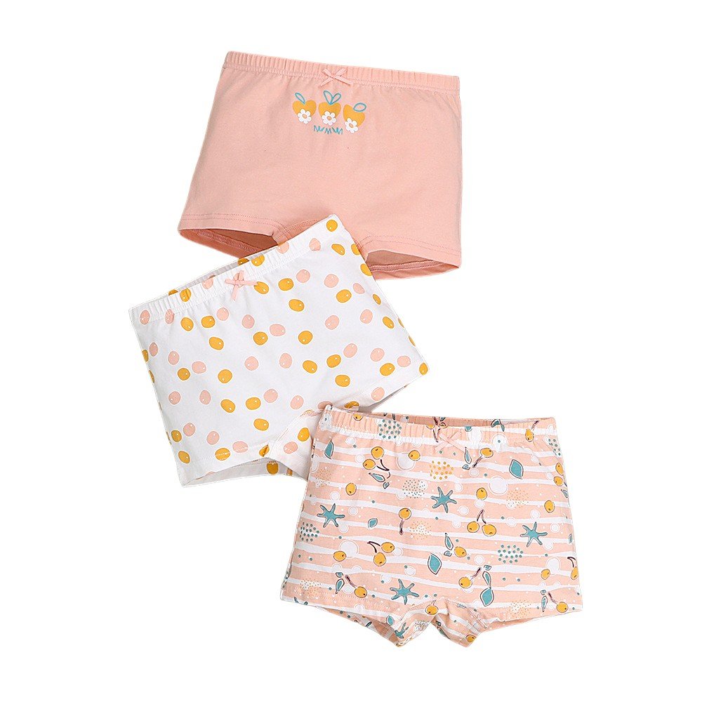 Wholesale Girls Cotton Boxer Briefs H920 | Custom Kids Sleepwear OEM Nuohua