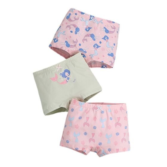Wholesale Girls Cotton Boxer Briefs H920 | Custom Kids Sleepwear OEM Nuohua