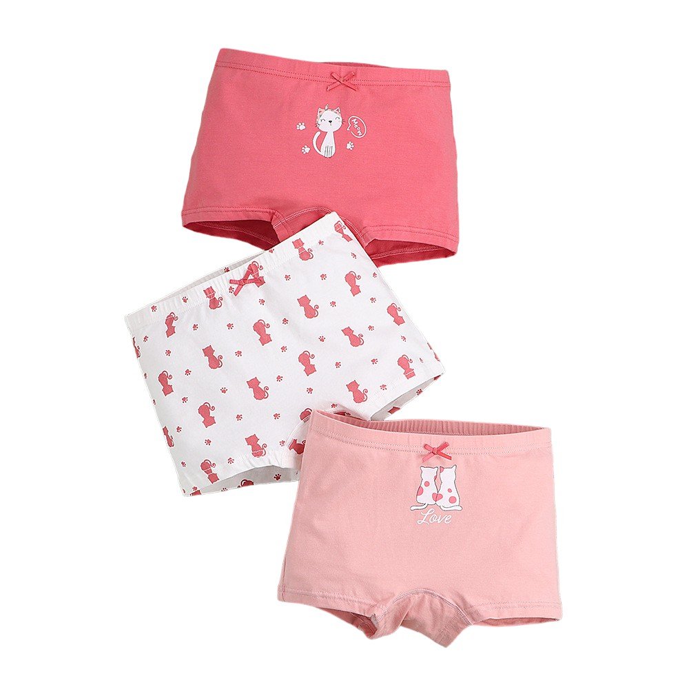 Wholesale Girls Cotton Boxer Briefs H920 | Custom Kids Sleepwear OEM Nuohua