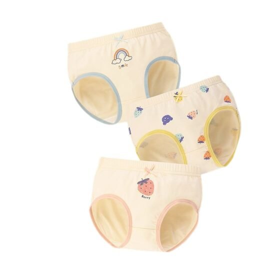 Wholesale Girls Cotton Triangle Briefs | Custom Kids Sleepwear OEM Nuohua