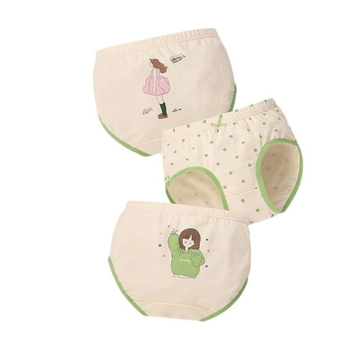 Wholesale Girls Cotton Triangle Briefs | Custom Kids Sleepwear OEM Nuohua