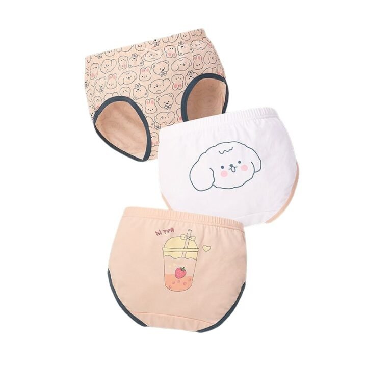 Wholesale Girls Cotton Triangle Briefs | Custom Kids Sleepwear OEM Nuohua