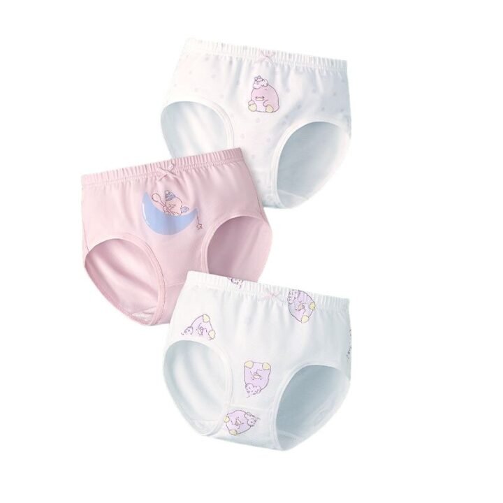Wholesale Girls Cotton Triangle Briefs | Custom Kids Sleepwear OEM Nuohua