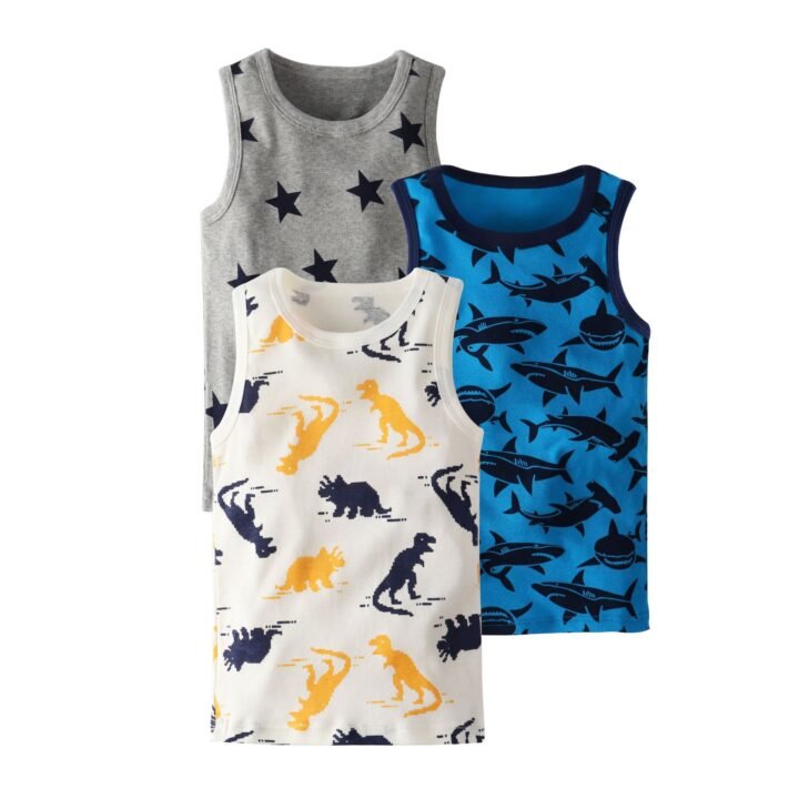 Wholesale Kids 100% Cotton Tank Tops H157 | Custom Kids Sleepwear OEM Nuohua