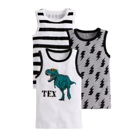 Wholesale Kids 100% Cotton Tank Tops H157 | Custom Kids Sleepwear OEM Nuohua