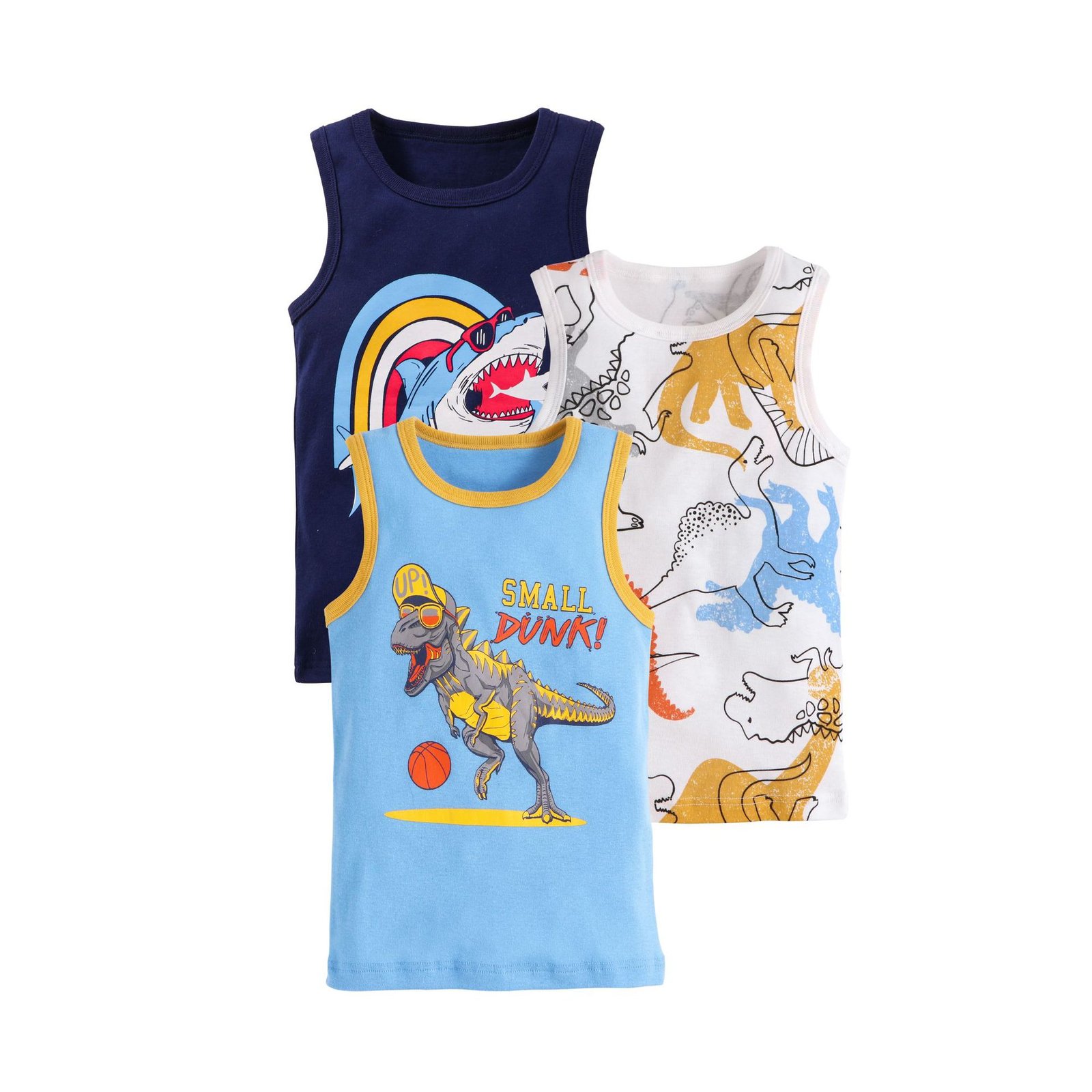 Wholesale Kids 100% Cotton Tank Tops H157 | Custom Kids Sleepwear OEM Nuohua