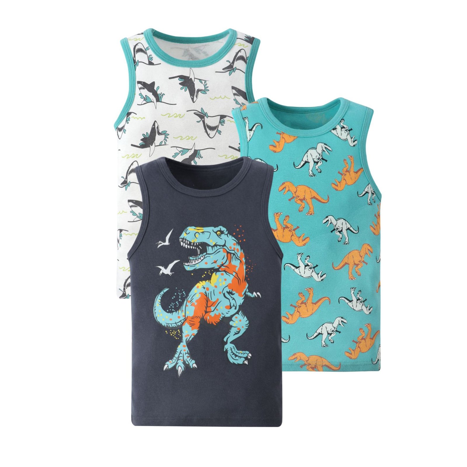 Wholesale Kids 100% Cotton Tank Tops H157 | Custom Kids Sleepwear OEM Nuohua
