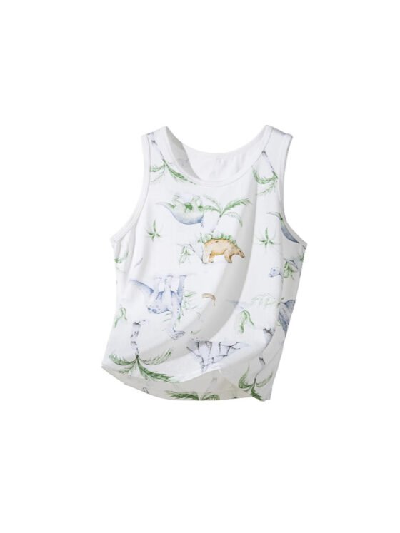 Wholesale Kids Bamboo Fiber Tank Tops Custom OEM ODM Supplier - Image 2