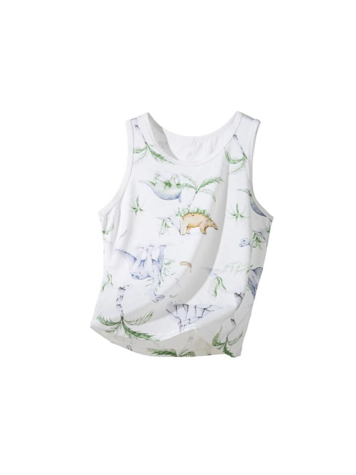 Wholesale Kids Bamboo Fiber Tank Tops Custom OEM ODM Supplier