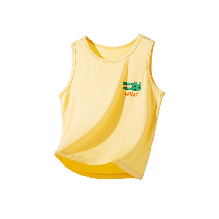Wholesale Kids Bamboo Fiber Tank Tops Custom OEM ODM Supplier