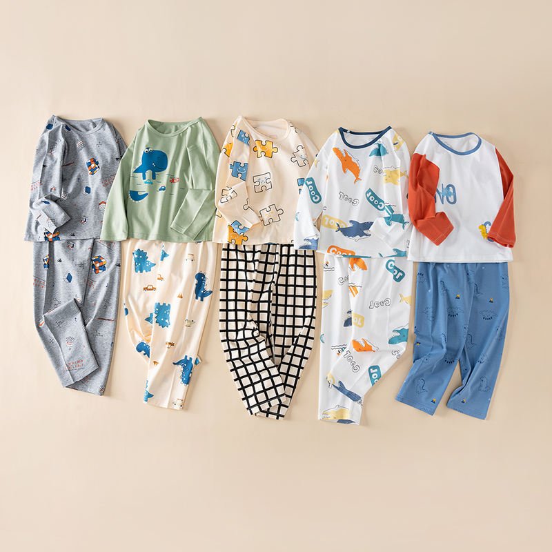 Wholesale Kids Cotton Pajama Set H1078 | Custom Kids Sleepwear OEM Nuohua