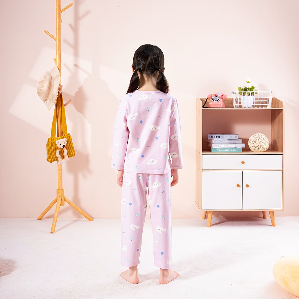 Wholesale Kids Cotton Pajama Set H1078 | Custom Kids Sleepwear OEM Nuohua