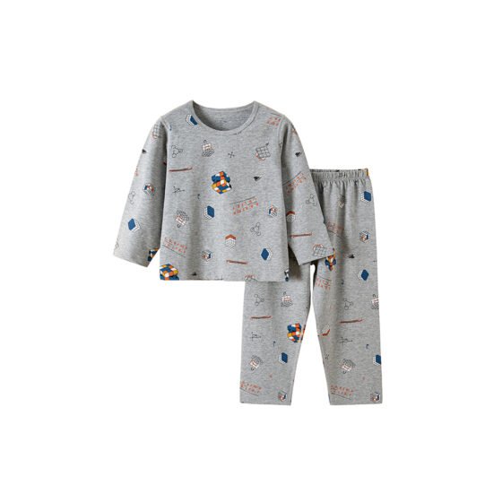 Wholesale Kids Cotton Pajama Set H1078 | Custom Kids Sleepwear OEM Nuohua